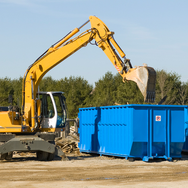 what happens if the residential dumpster is damaged or stolen during rental in De Witt County TX